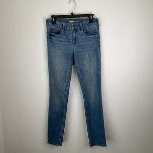 Old Navy Women's Classic Blue Skinny Jeans 4 Long